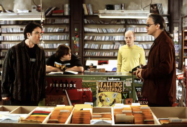 <p>Buena Vista Pictures/Courtesy Everett Collection</p> John Cusack, Jack Black, Todd Louiso, and Tim Robbins in 'High Fidelity'