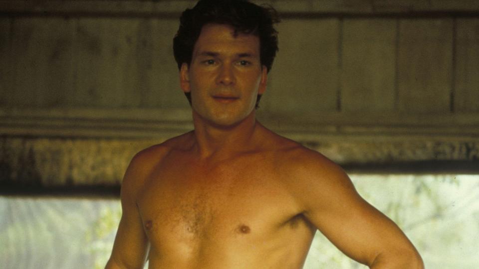 Patrick Swayze shirtless