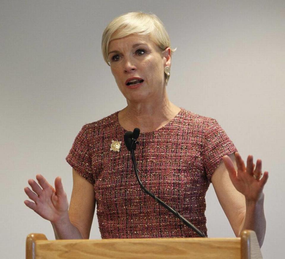 Cecile Richards in 2015, when she was president of Planned Parenthood Federation of America (file).