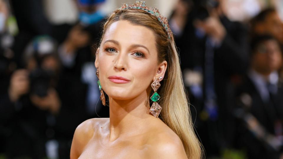 <p> The theme for 2022 was ‘In America’, and Blake Lively rose to the occasion in a Versace gown inspired by the Statue of Liberty. Her long, princess-worthy hair complete with tumbling waves and a tiara was the cherry on top. </p>