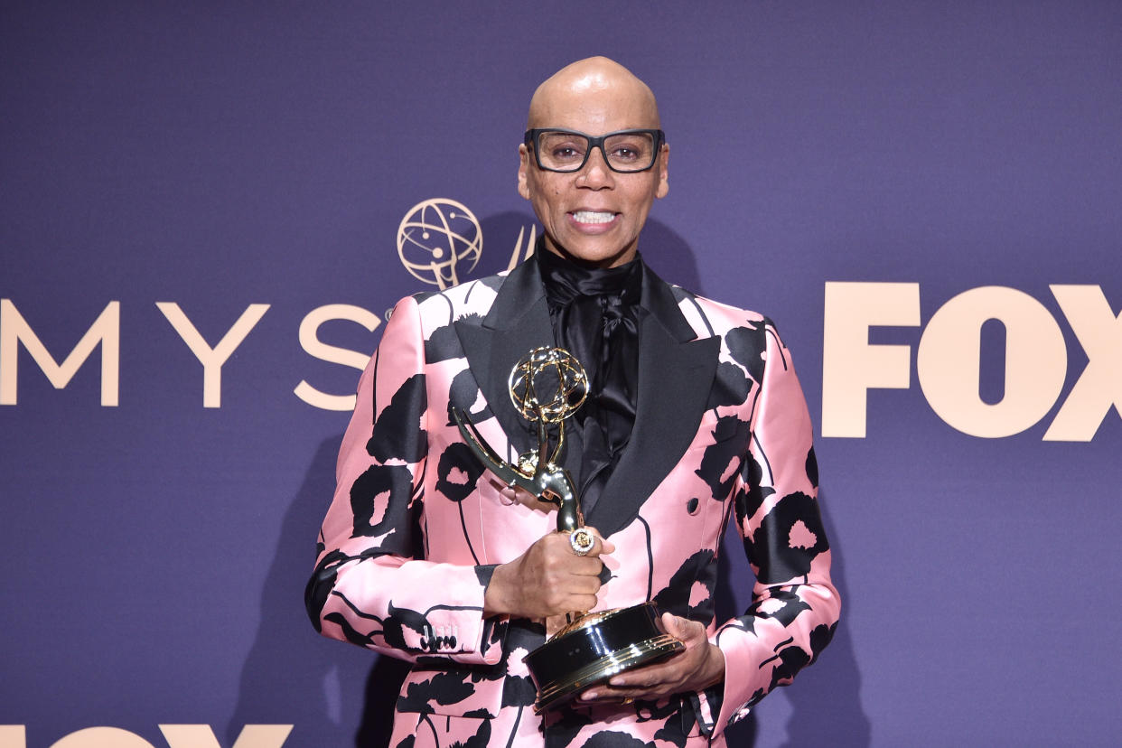 LOS ANGELES, CALIFORNIA - SEPTEMBER 22: RuPaul attends the The 71st Emmy Awards- Press Room at Microsoft Theater on September 22, 2019 in Los Angeles, California. (Photo by David Crotty/Patrick McMullan via Getty Images)