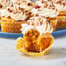 <p>Boxed yellow cake mix makes these simple fall sweets even easier.</p><p><em><a href="https://www.delish.com/cooking/recipe-ideas/recipes/a55096/sweet-potato-pie-cupcakes-recipes/" rel="nofollow noopener" target="_blank" data-ylk="slk:Get the recipe from Delish »;elm:context_link;itc:0;sec:content-canvas" class="link ">Get the recipe from Delish »</a></em></p>