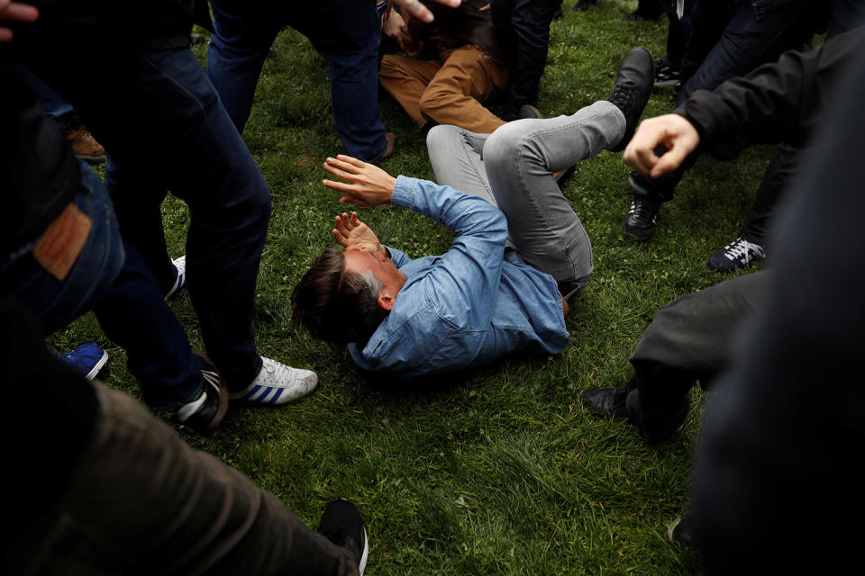 Pro-Trump rally turns violent in Berkeley