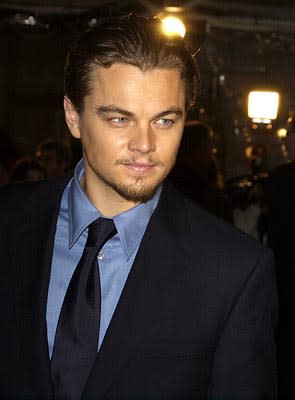 Leonardo DiCaprio at the Hollywood premiere of Dreamworks' Catch Me If You Can