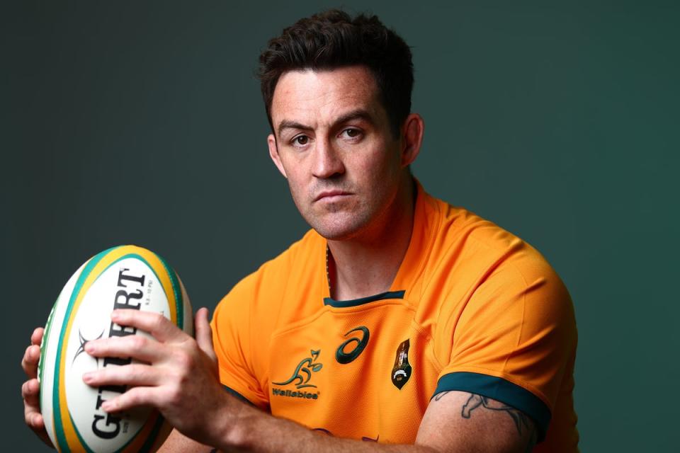 Debutant: Cadeyrn Neville will make his Australia bow against England, aged 33  (Getty Images for Rugby Australia)