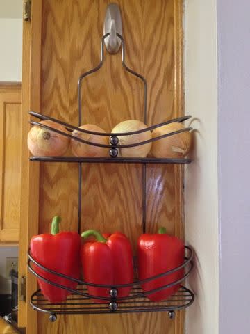 Repurpose a Shower Caddy for Produce