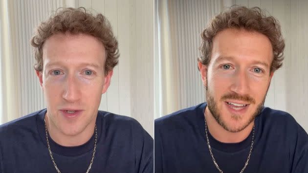 A viral photo of Mark Zuckerberg with a 