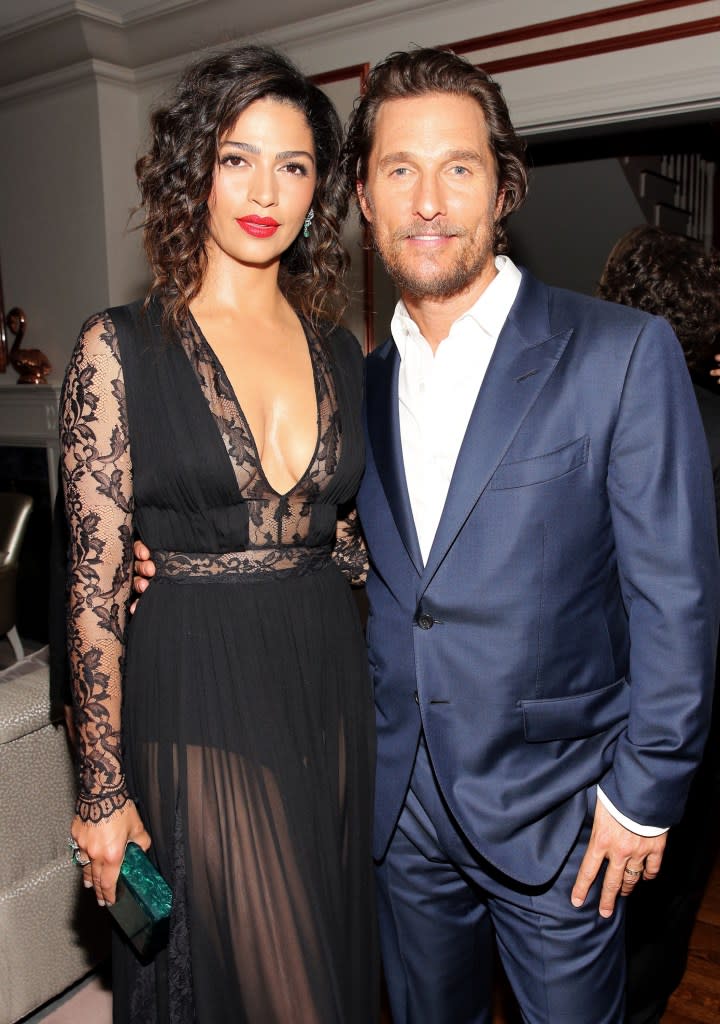 Camila Alves and Matthew McConaughey. Rachel Murray