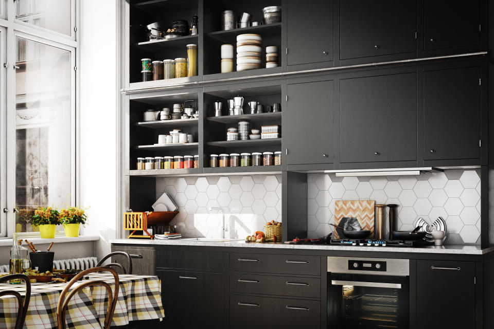 Black kitchens can have a Scandi vibe (Getty Images) 