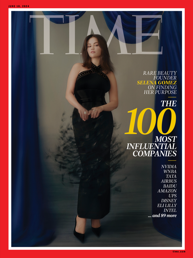 Time100 cover featuring Selena Gomez