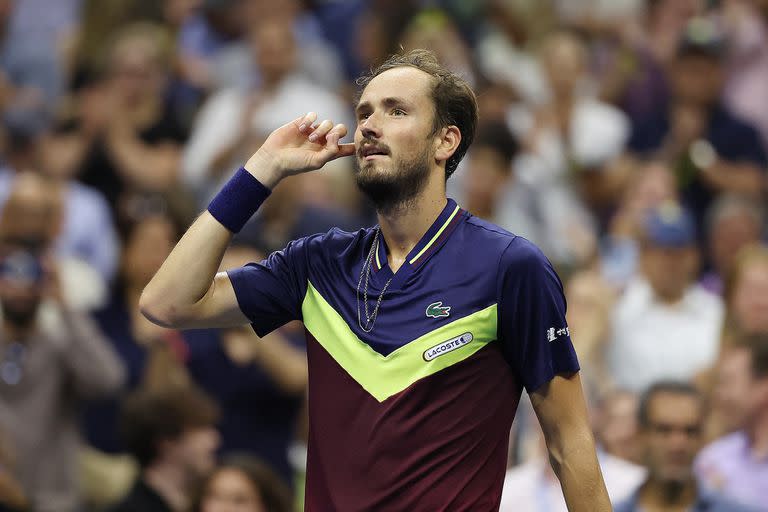 Daniil Medvedev dio el golpe ante Carlos Alcaraz en las semifinales del US Open 2023