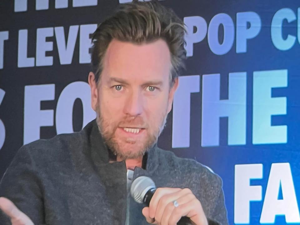Ewan McGregor, best known as Obi-Wan Kenobi in the three “Star Wars” prequels and in the recent “Obi-Wan Kenobi,” was the big guest this past weekend at FAN EXPO Boston.