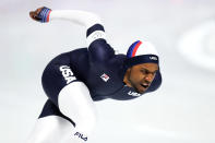 <p>Shani Davis of the United States competes during the Men’s 1500m Speed Skating on day four of the PyeongChang 2018 Winter Olympic Games at Gangneung Oval on February 13, 2018 in Gangneung, South Korea. (Photo by Maddie Meyer/Getty Images) </p>