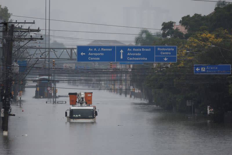 Flooding due to heavy rains in Rio Grande do Sul