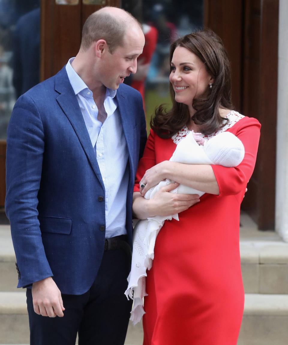 prince william kate middleton louis birth