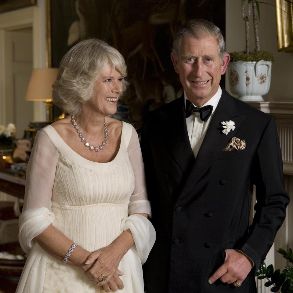 andout photo issued by Clarence House of the Prince of Wales and the Duchess of Cornwall during her 60th Birthday Party - Hugo Burnand/Clarence House