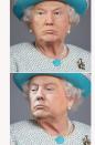 Someone's photoshopping Trump onto the Queen