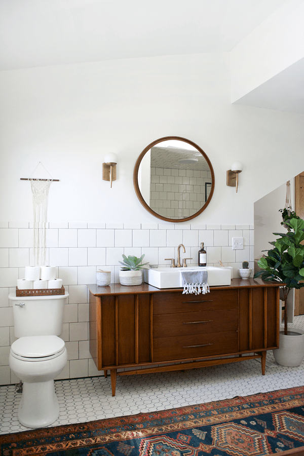 small bathroom storage ideas, basket with toilet paper on top of the toilet