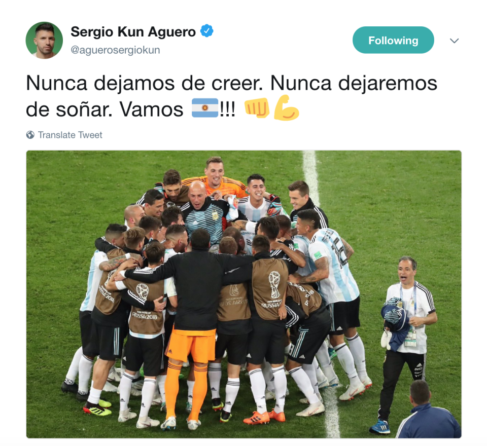 Así reaccionaron los jugadores argentinos y otras personalidades después del triunfo de la Albiceleste