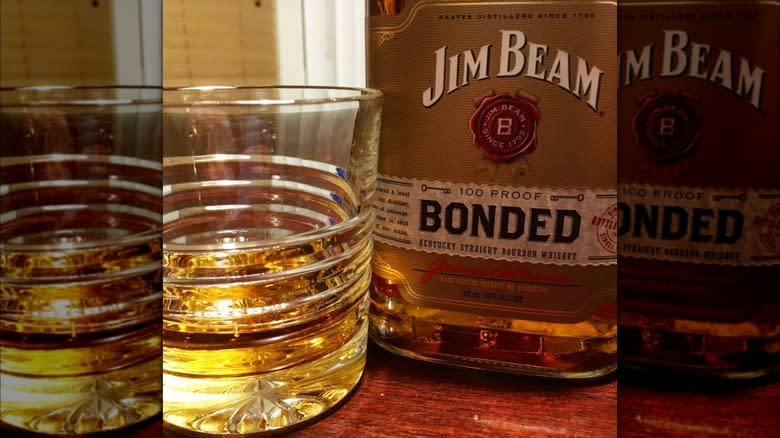 Bottle of Jim Beam Bonded