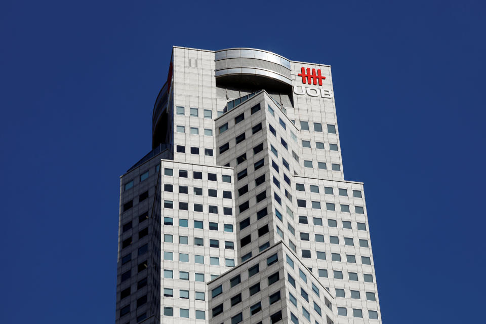 A view of UOB Plaza in Singapore May 24, 2018. REUTERS/Edgar Su