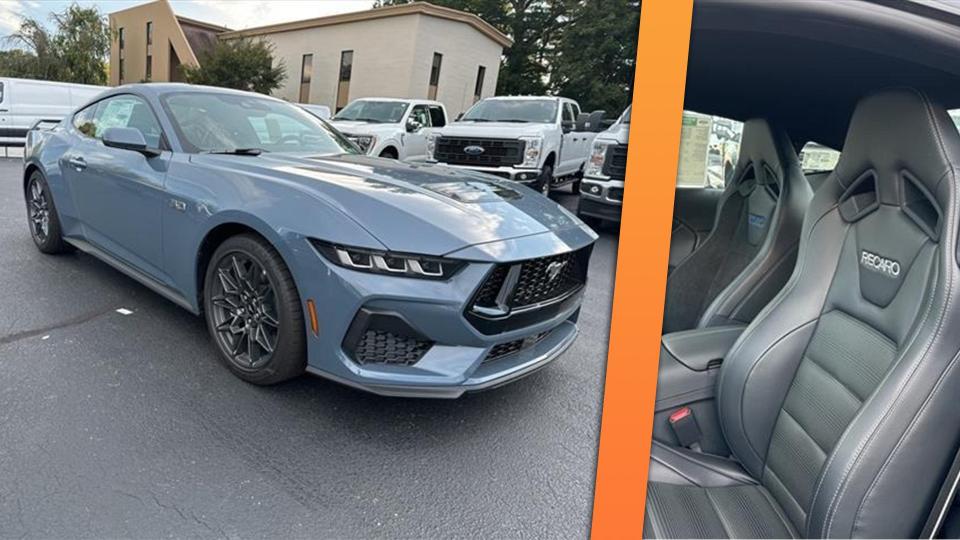 2024 Ford Mustang Delivered to Dealer With Mismatched Seats photo