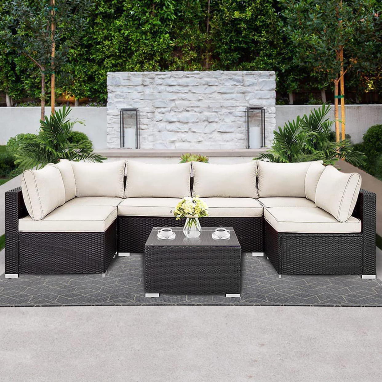 <p><a href="https://go.redirectingat.com?id=74968X1596630&url=https%3A%2F%2Fwww.walmart.com%2Fip%2FLAUSAINT-HOME-7-Pieces-Patio-Conversation-Set-Outdoor-Sectional-PE-Rattan-Wicker-Furniture-Seat-Beige%2F666202355&sref=https%3A%2F%2Fwww.housebeautiful.com%2Fshopping%2Ffurniture%2Fg44214266%2Fbest-outdoor-sectionals%2F" rel="nofollow noopener" target="_blank" data-ylk="slk:Shop Now;elm:context_link;itc:0;sec:content-canvas" class="link rapid-noclick-resp">Shop Now</a></p><p>Patio Conversation Set </p><p>walmart.com</p><p>$585.99</p>