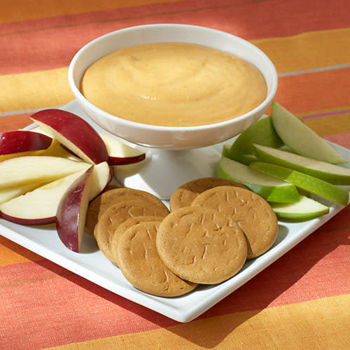 <p>This dip makes a delicious break from the overabundance of Halloween sweets. It's perfect for enjoying with fresh apple slices.</p> <p><a rel="nofollow noopener" href="http://www.myrecipes.com/recipe/pumpkin-dip-0" target="_blank" data-ylk="slk:View Recipe: Pumpkin Dip;elm:context_link;itc:0;sec:content-canvas" class="link ">View Recipe: Pumpkin Dip</a></p>