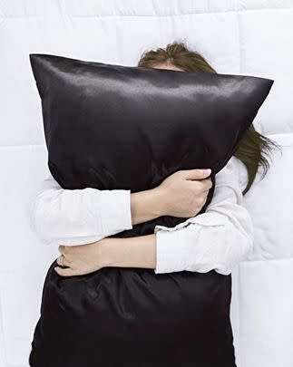 A set of satin pillowcases