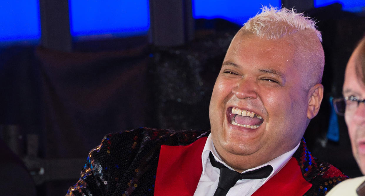 Heavy D at Celebrity Big Brother at Elstree Studios on August 26, 2016 in Borehamwood, England.  (Photo by Jeff Spicer/Getty Images)