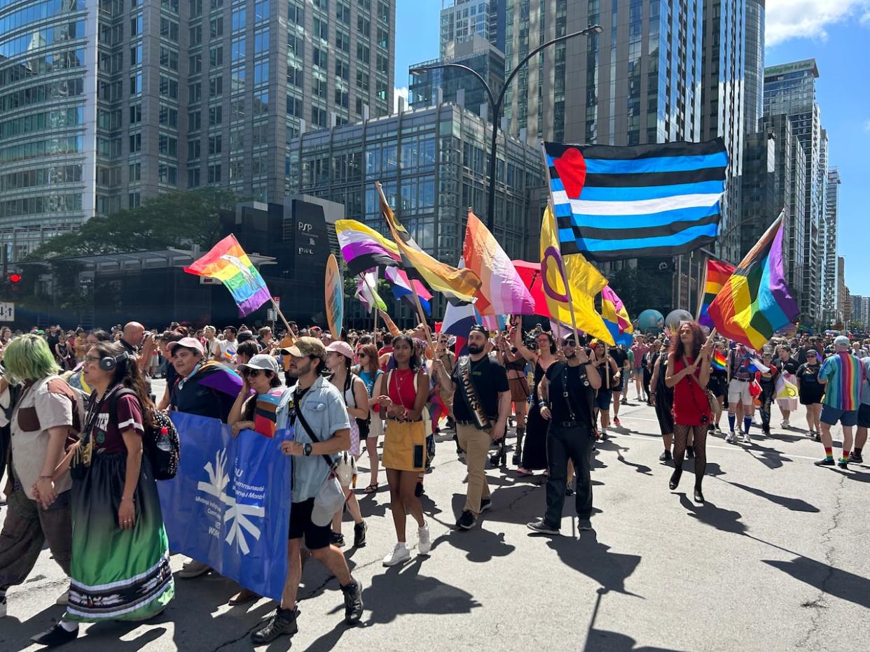 More people than ever participated in this year's Pride parade, according to Simon Gamache, the executive director of Fierté Montréal. (Kwabena Oduro/CBC - image credit)