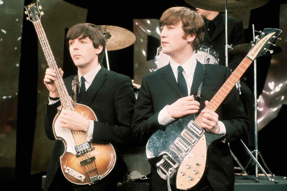 Bettmann Archive/Getty Paul McCartney and John Lennon