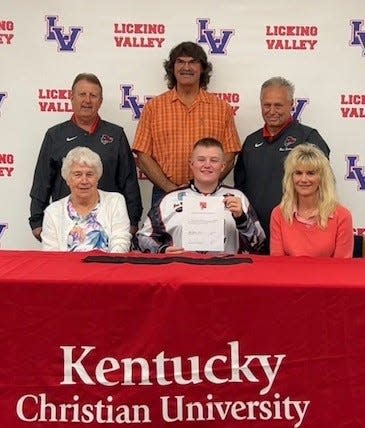 Licking Valley senior Dylan McGee recently signed a letter of intent to compete for the Kentucky Christian bass fishing team.