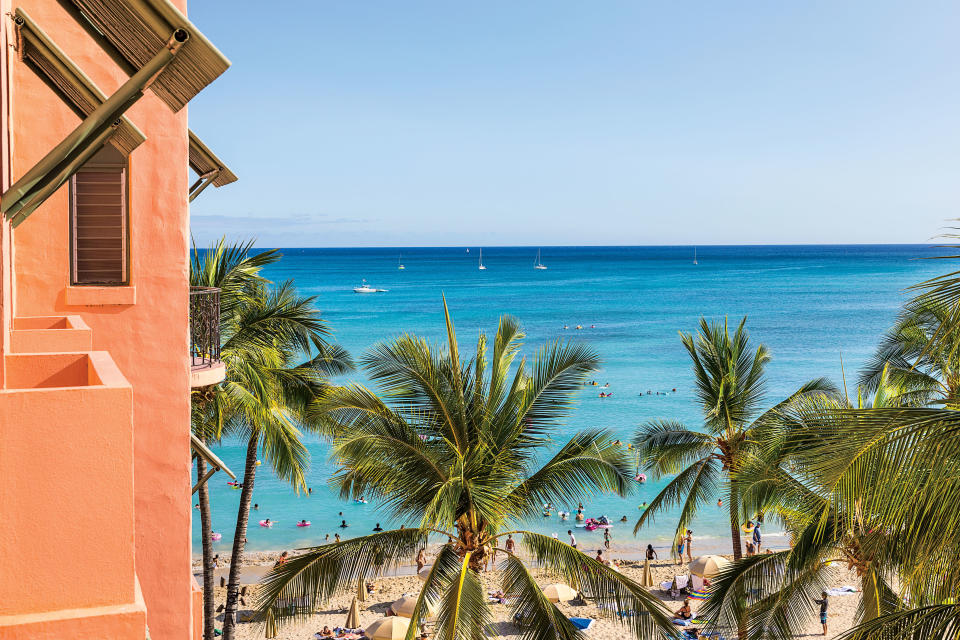 View of Waik?k? Beach from the Royal Hawaiian