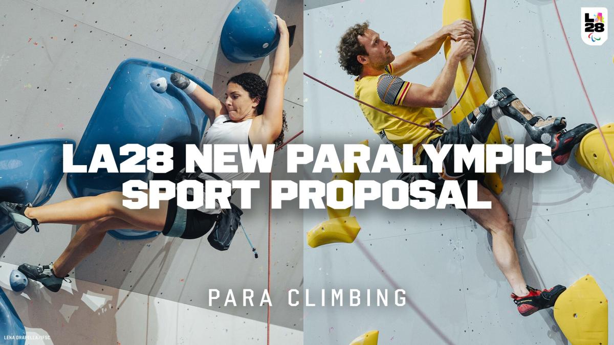 LA 2028 suggests incorporating Para climbing into its Paralympic schedule