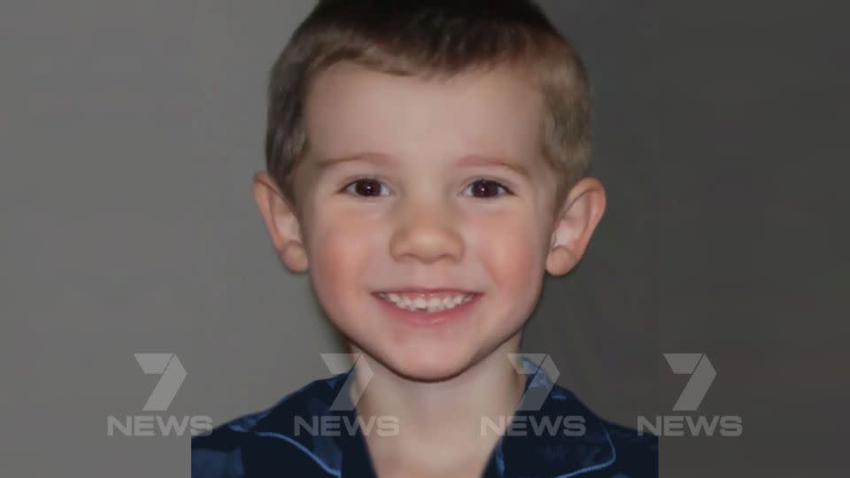What William would look like now at six years old. Source: 7 News