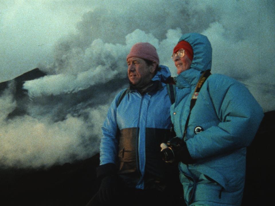 Volcanologists Maurice and Katia Krafft, subjects of 'Fire of Love'