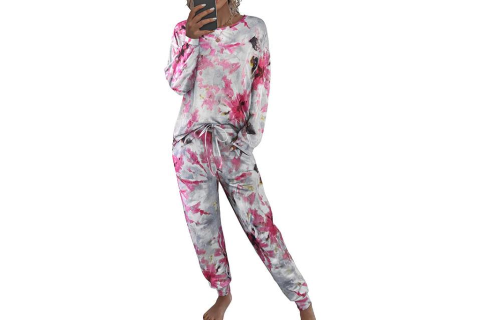 pajamas, lounge, floral