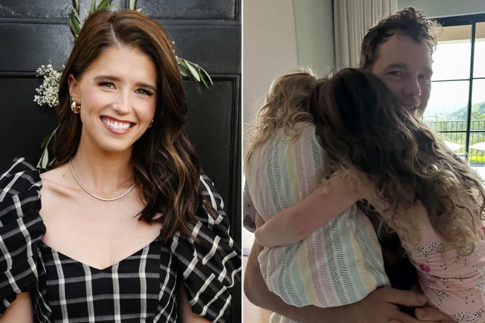 <p>Michael Kovac/Getty, Katherine Schwarzenegger/Instagram</p> Katherine Schwarzenegger, Chris Pratt with daughters