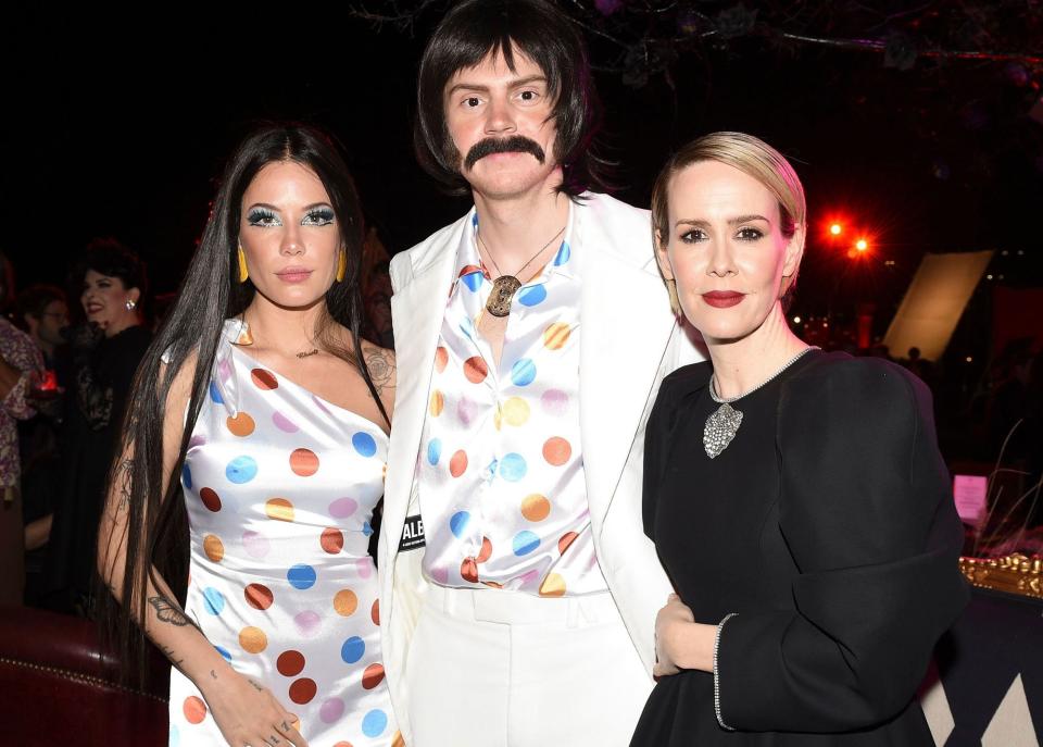 Halsey, Evan Peters & Sarah Paulson