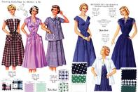 <p>Shirtdresses and wrap styles also became popular. A wraparound cut allowed the dress to grow with a woman's changing body, while the button-down silhouettes provided an easier solution for breastfeeding mothers.</p>