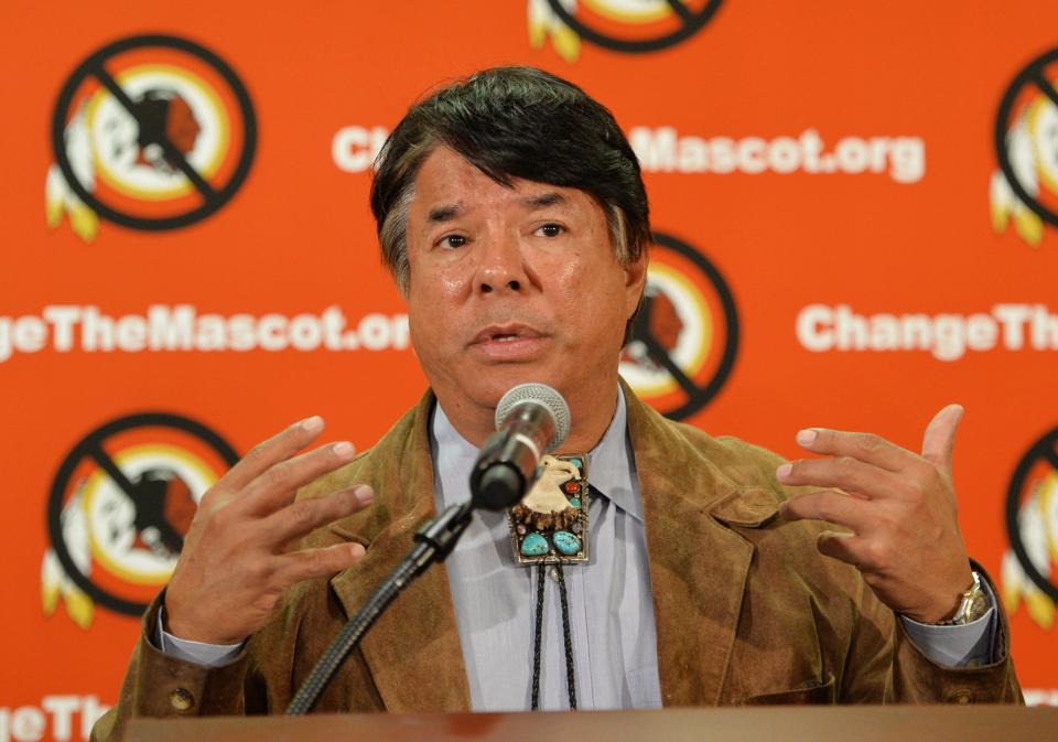 Oneida Indian Nation Representative Ray Halbritter helped launched the Change the Mascot campaign in 2013, in an effort to force Washington's NFL franchise to drop a name the group referred to only as "a dictionary-defined slur." (Photo: STAN HONDA via Getty Images)