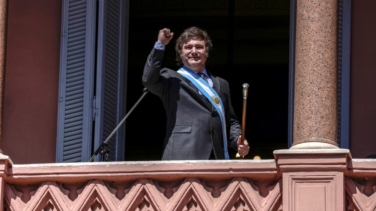  Argentine President Javier Milei. 