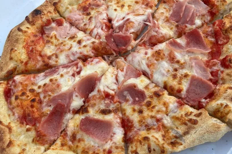 The Ham Pizza from the children's menu -Credit:Grimsby Live