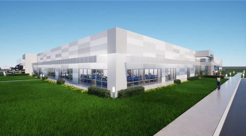 Conceptual rendering of Asahi Kasei’s Port Colborne facility (Graphic: Business Wire)