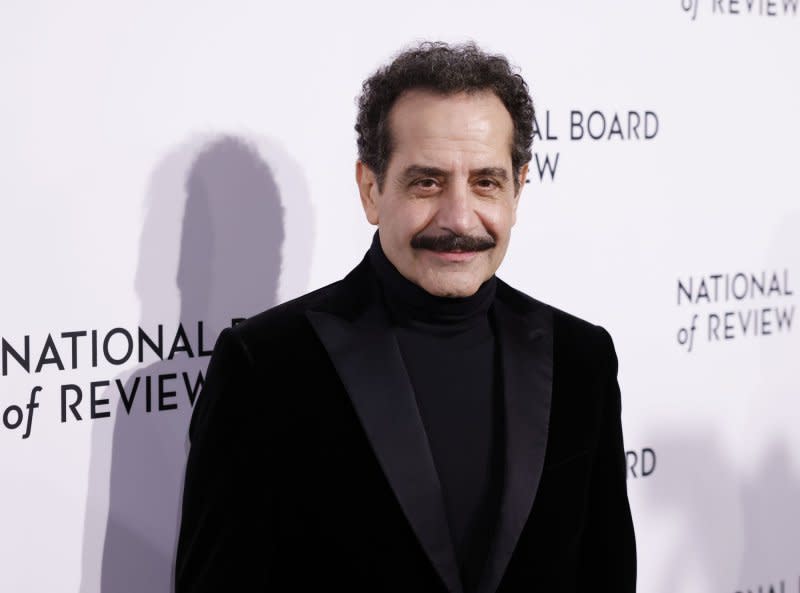 Tony Shalhoub arrives on the red carpet at the National Board of Review annual awards gala at Cipriani 42nd Street on March 15, 2022, in New York City. The actor turns 70 on October 9. File Photo by John Angelillo/UPI