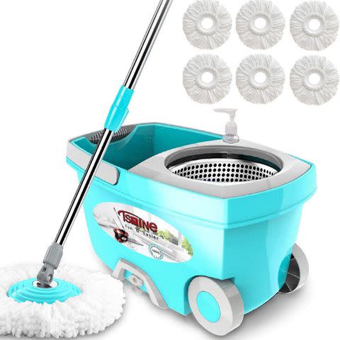 This Spin Mop Won't Leave Behind 'Any Streaks,' and It's on Sale