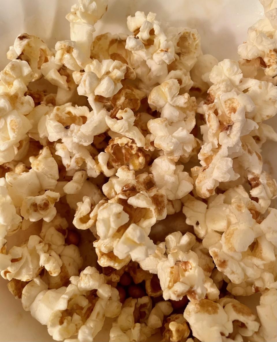 Popcorn with Momofuku Soy Sauce
