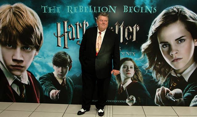 Robbie Coltrane arrives at the UK premiere of “Harry Potter and the Order of the Phoenix” at the Odeon Leicester Square in central London on July 3, 2007.