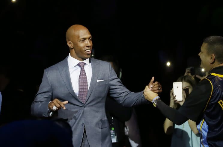 Chauncey Billups will remain with ESPN. (AP)